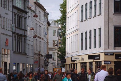 Strøget, Copenhague.