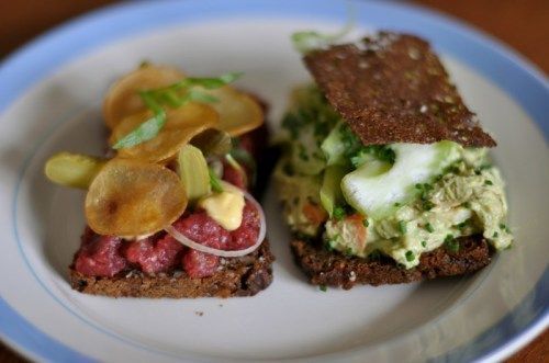 El smørrebrød, el plato nacional de Dinamarca