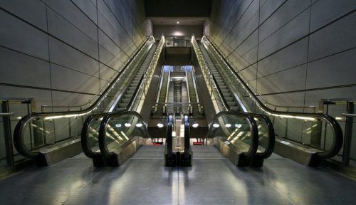 Interior de una estación de metro